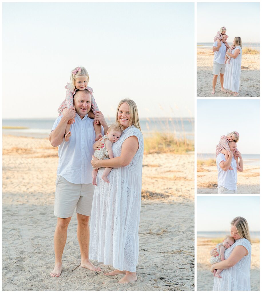 Luxury Family Photography Session at Fish Haul Beach Park in Hilton Head, SC, with Hilton Head Photographer, Lamp and Light Photography.