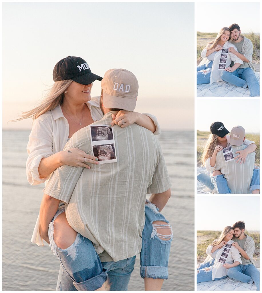 Baby Announcement in Hilton Head, SC, with Hilton Head Photographer, Lamp and Light Photography.